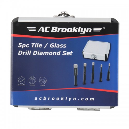 AC BROOKLYN 5PC TILE/GLASS BIT SET DIAMOND