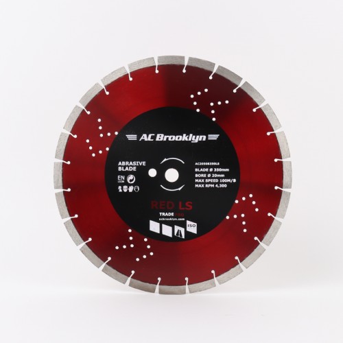 AC BROOKLYN 350MM DIAMOND BLADE RED LS SERIES 20mm B
