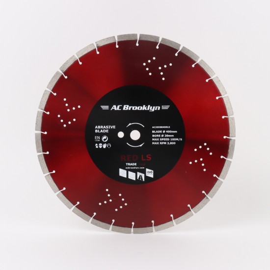 AC BROOKLYN 400MM DIAMOND BLADE RED LS SERIES 20mm B