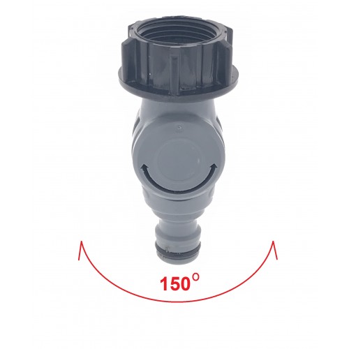 WATER TAP QUICK CONNECTOR ADJUSTABLE ANGLE 150
