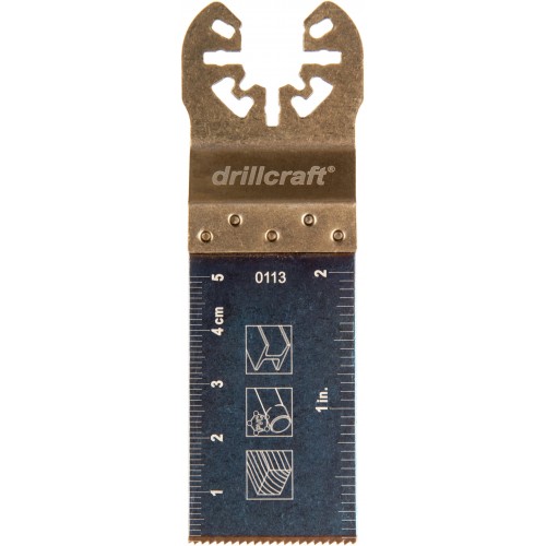 DRILLCRAFT BI-METAL FLUSH-CUT SAW BLADE: 22X48MM