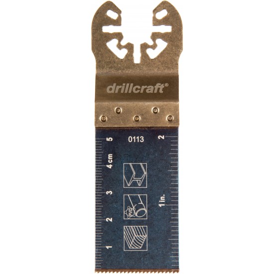 DRILLCRAFT BI-METAL FLUSH-CUT SAW BLADE: 22X48MM