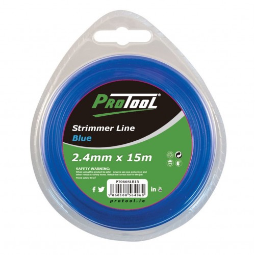 PROTOOL STRIMMER LINE BLUE 2.4mm  x 15M