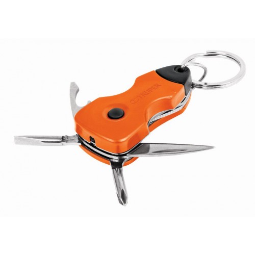 TRUPER MULTI-TOOL KEYCHAIN WITH LED LIGHT