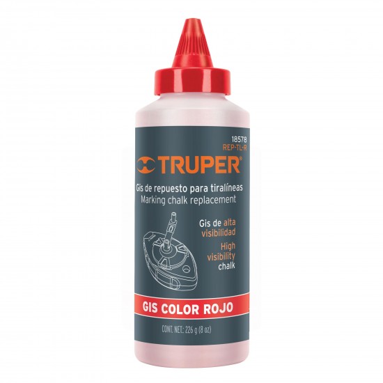 TRUPER REPLACEMENT 8 OZ, RED CHALK LINE